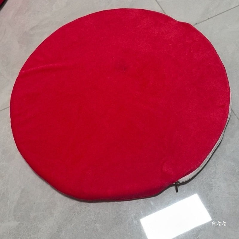 Winter Warm Closed Pumpkin Shaped Cat Nest Is a Great Place for Pets to Rest, Suitable for Multiple Scenarios Such as Warm Rest, Home Decoration, Daily Cleaning and Maintenance, Comfortable Sleep for Cats, and Cute Indoor Decoration. The Closed Desig